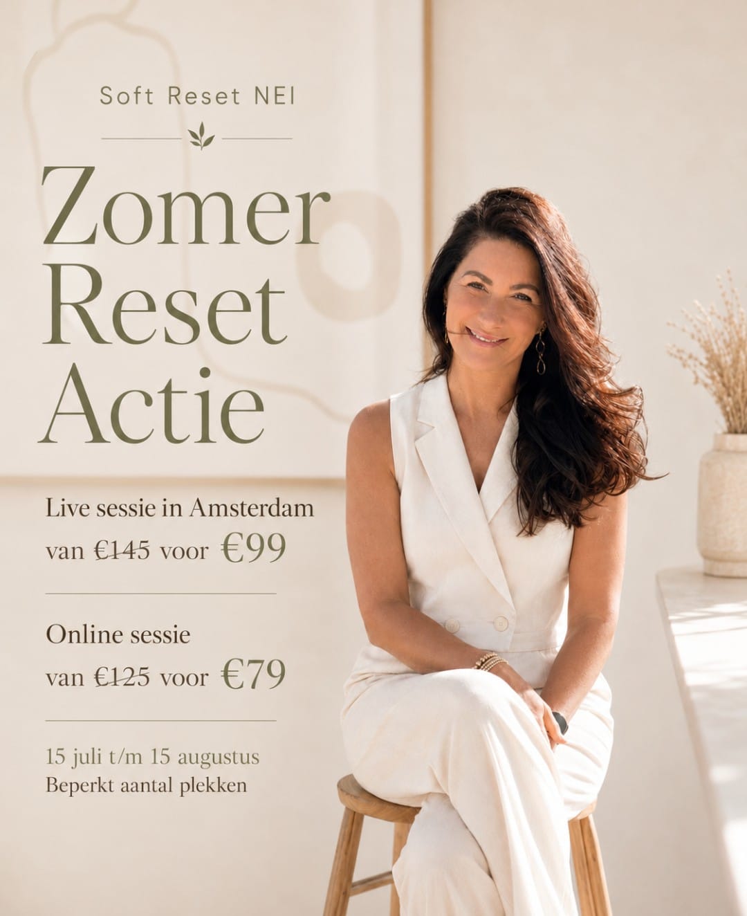 Nei therapie aanbieding slechts 99 euro voor een sessie of online voor 79 euro